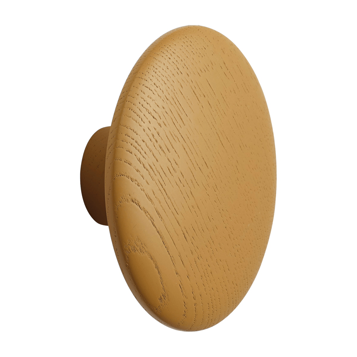Patère ronde en chêne orange brulé 13 cm The Dots - Muuto - The Cool Republic