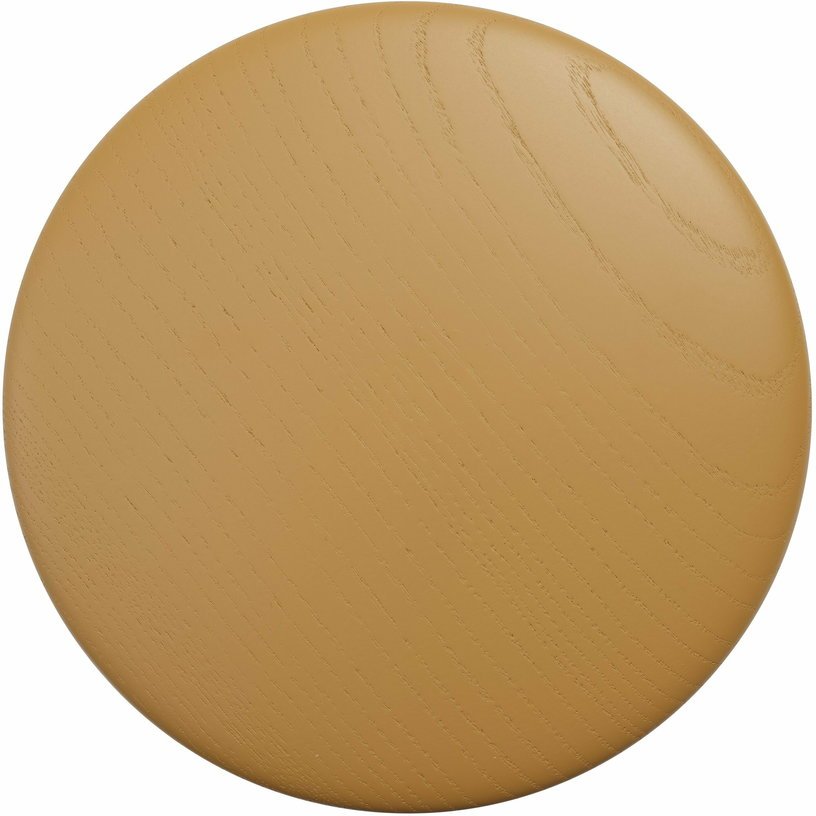Patère ronde en chêne orange brûlé 17 cm The Dots - Muuto - The Cool Republic