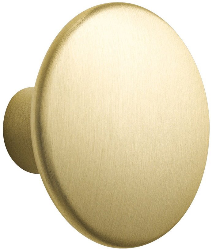 Patère ronde en métal doré 5 cm The Dots - Muuto - The Cool Republic