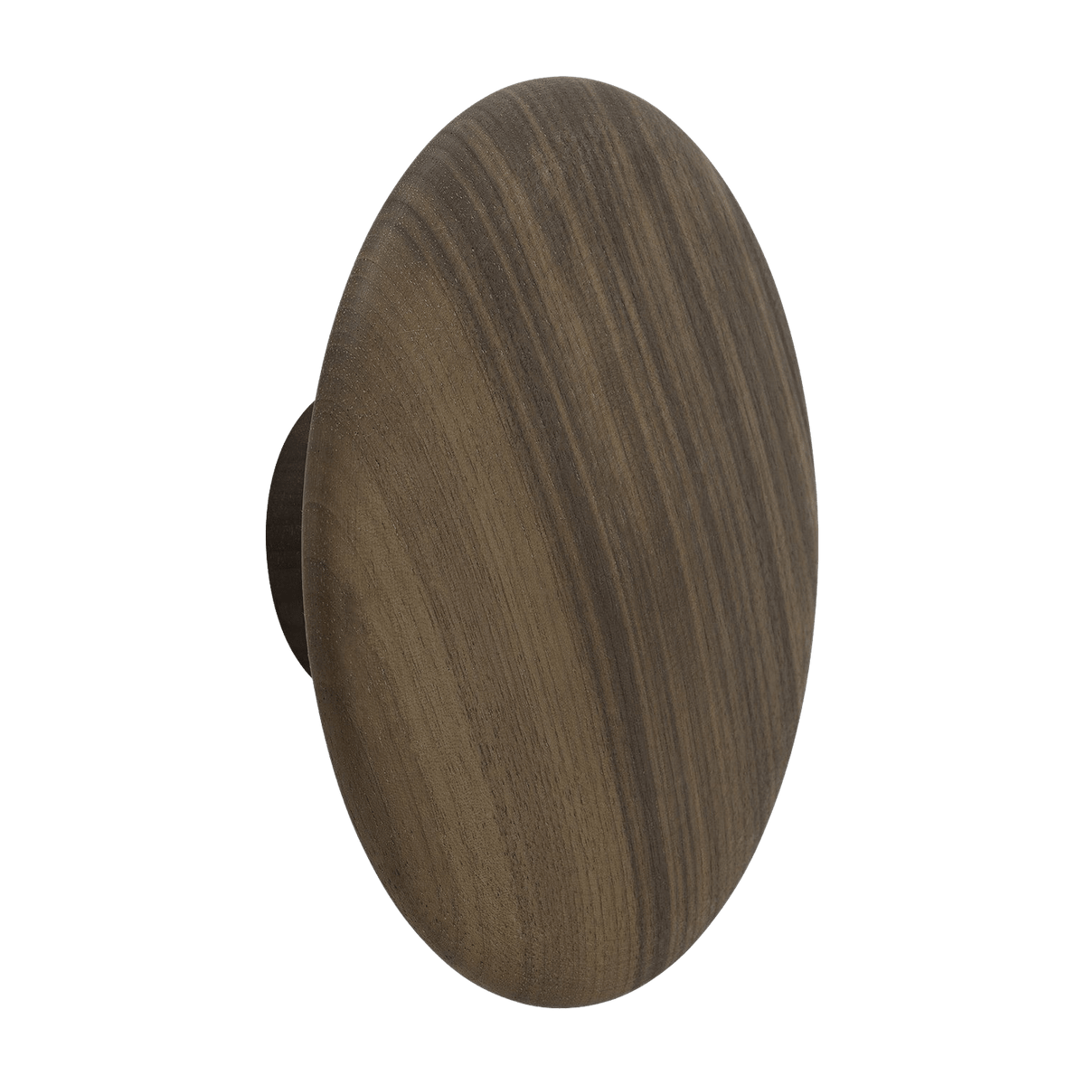 Patère ronde en noyer naturel 17 cm The Dots - Muuto - The Cool Republic