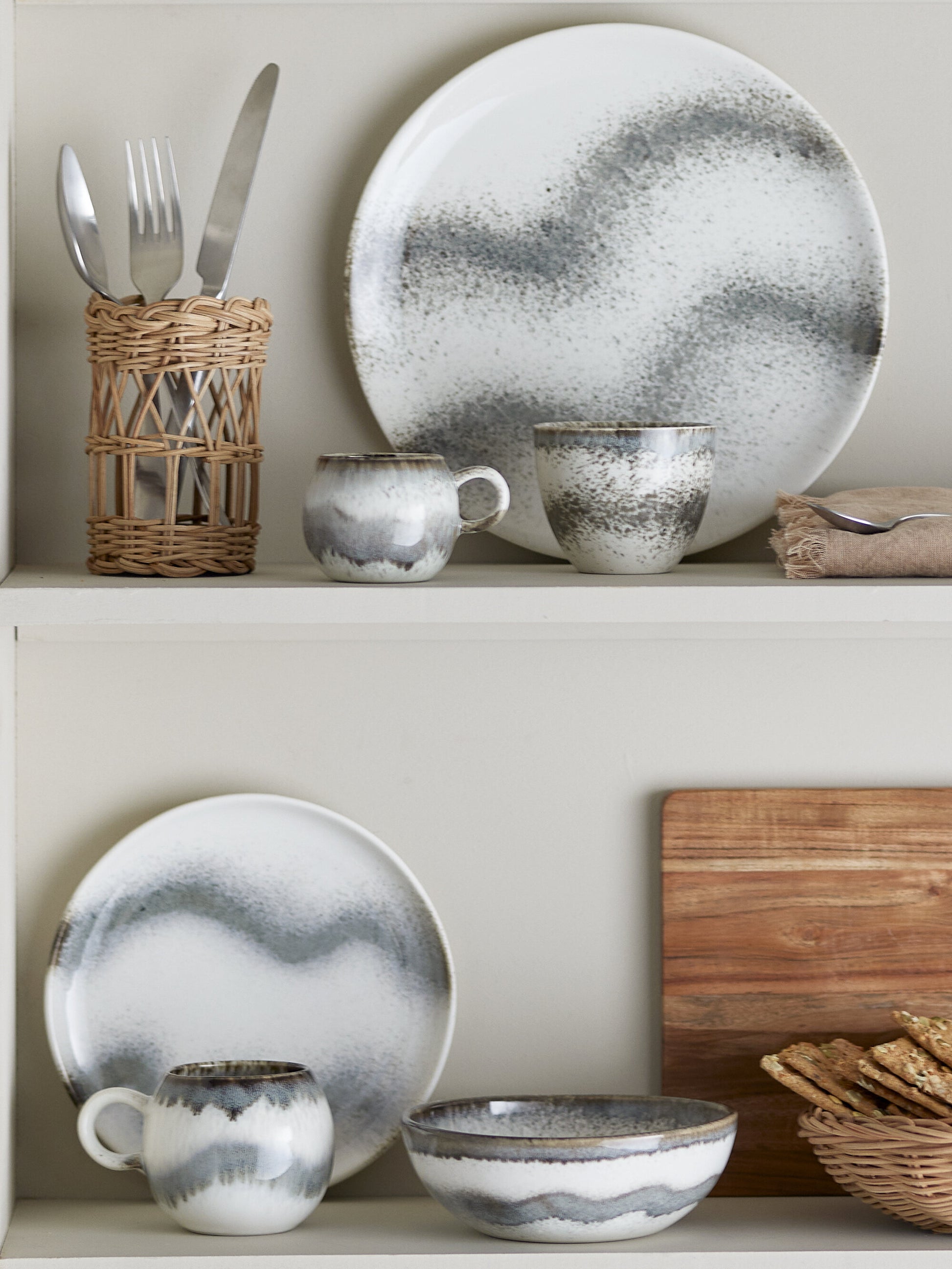 Paula Assiette Gris Grès - Bloomingville