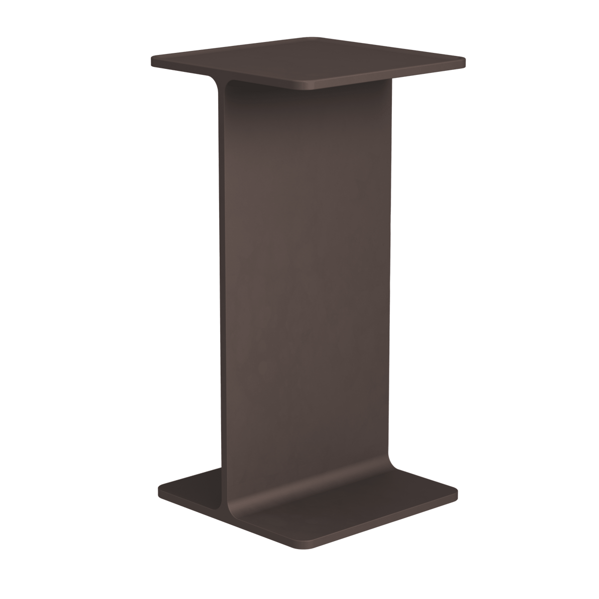 Pedestal en aluminium marron 15x30cm Museum - String furniture - The Cool Republic