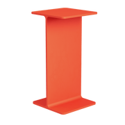 Pedestal en aluminium orange 15x30cm Museum - String furniture - The Cool Republic