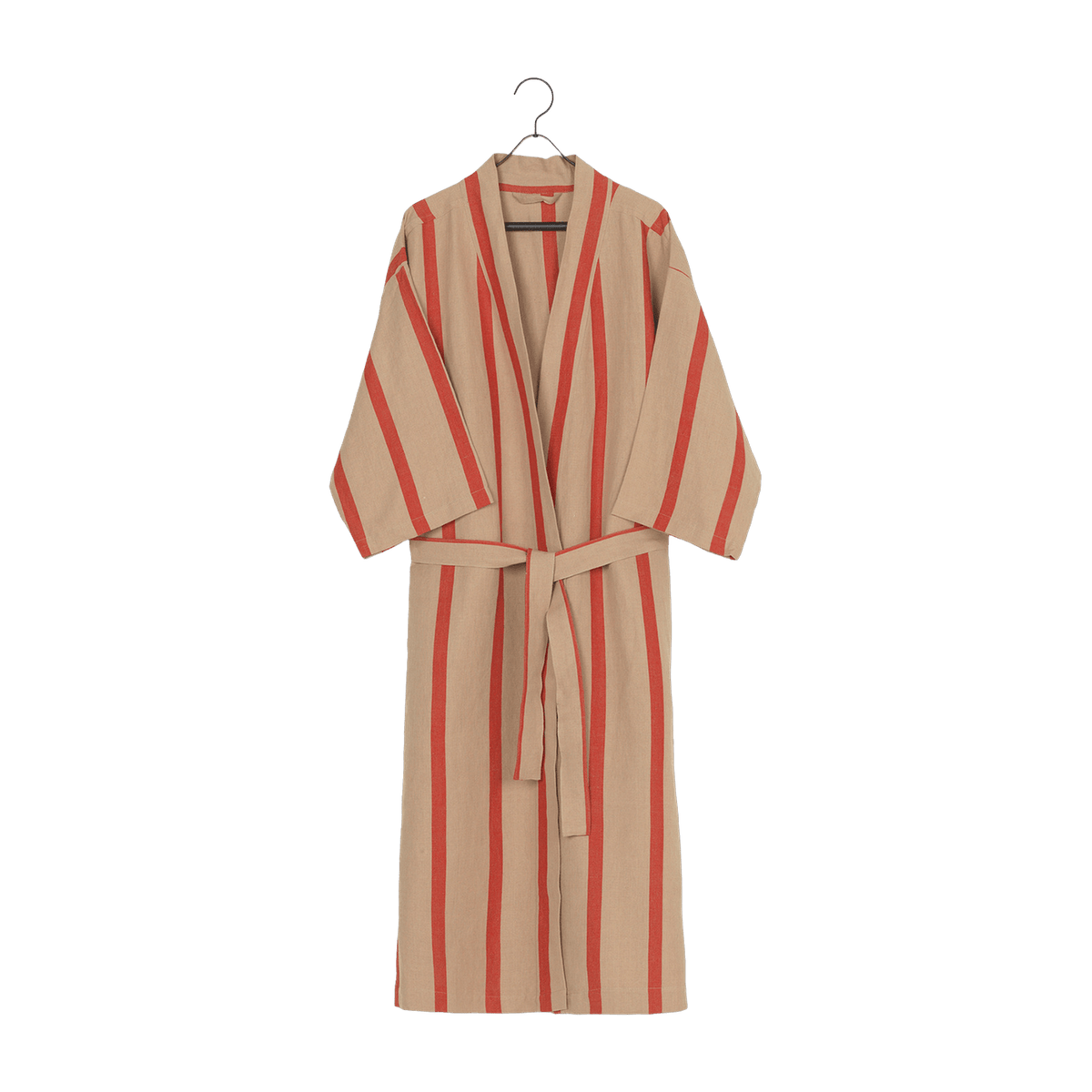 Peignoir rouge et camel Field - Ferm living - The Cool Republic