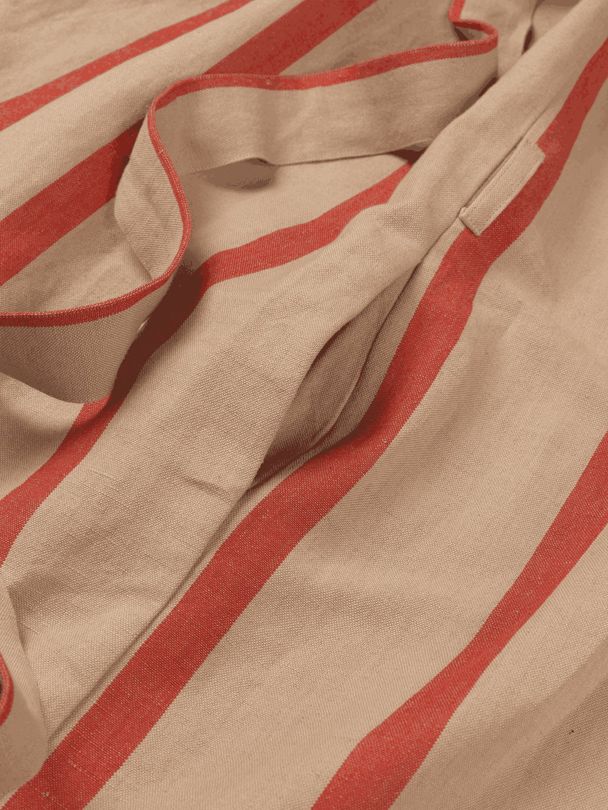 Peignoir rouge et camel Field - Ferm living - The Cool Republic