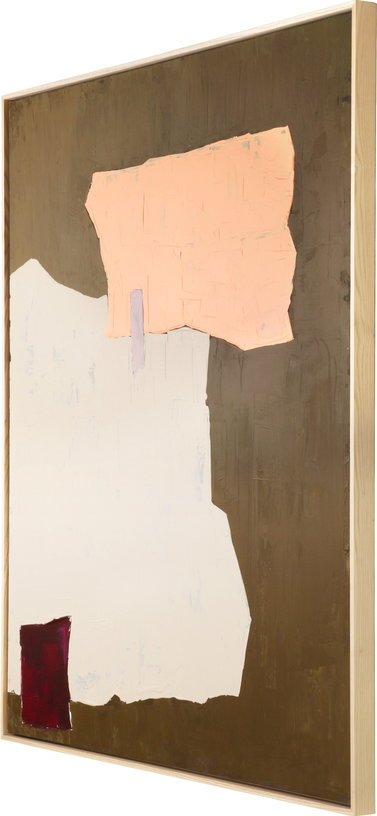 Peinture abstraite moutarde 100 x 120 cm - HKliving - The Cool Republic