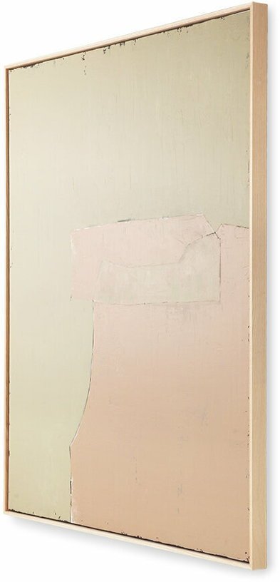 Peinture abstraite Olive/Nu 100X120Cm - HKLIVING - The Cool Republic