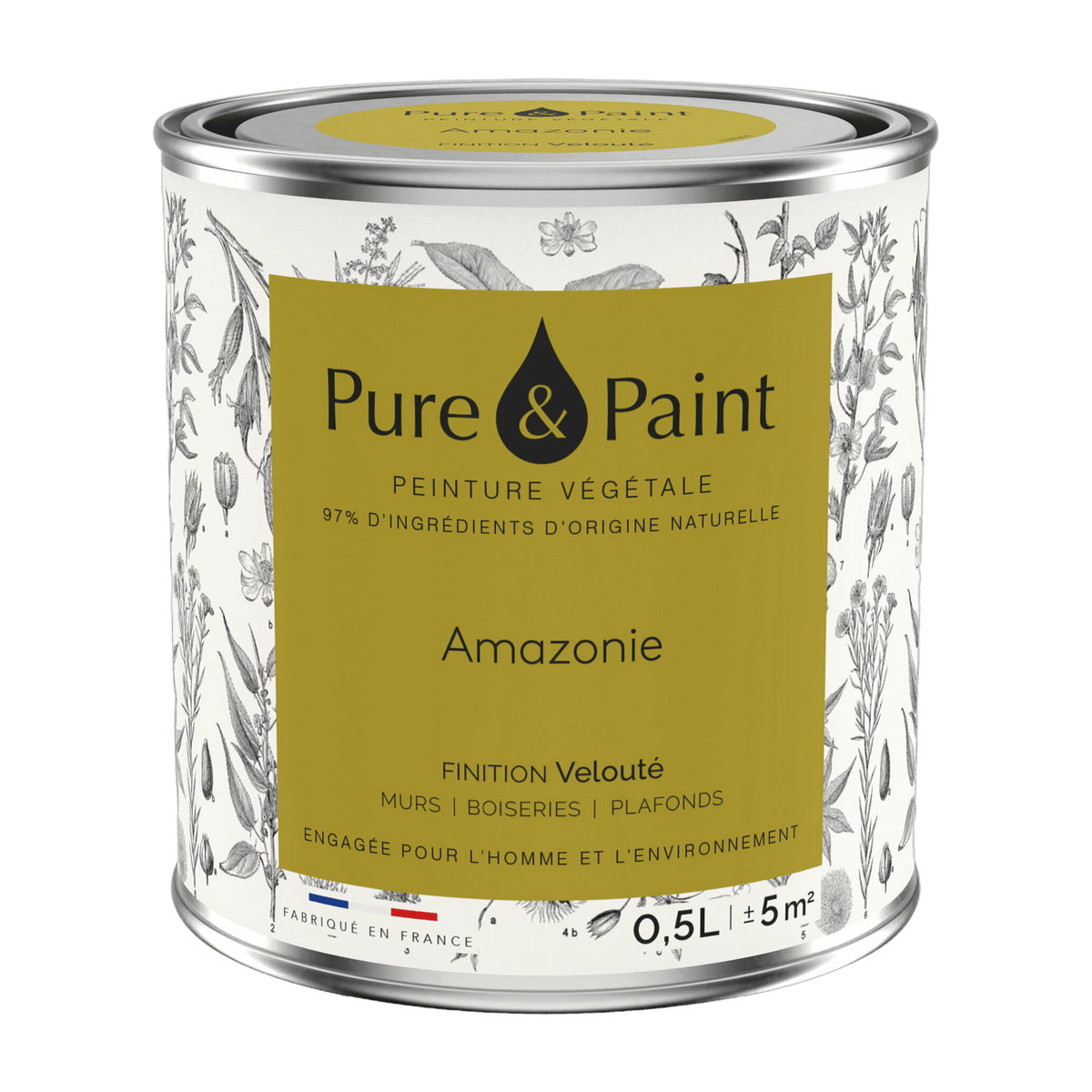 Amazon velvet vegetable paint 0, 5L - Pure & Paint - The Cool Republic