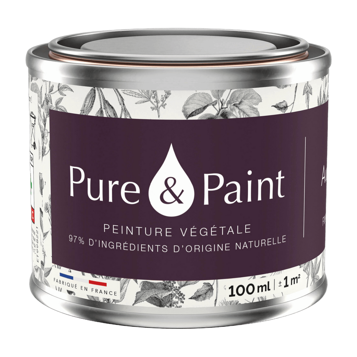 Vegetable paint Aubergine 100ML - Pure & Paint - The Cool Republic