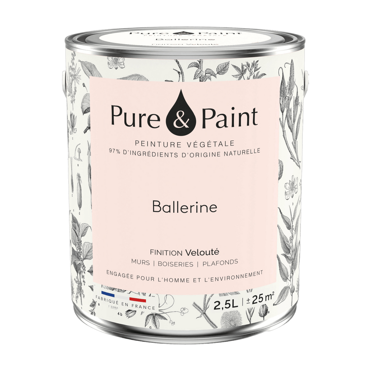 Ballerina Velvet Plant Paint 2, 5L - Pure & Paint - The Cool Republic