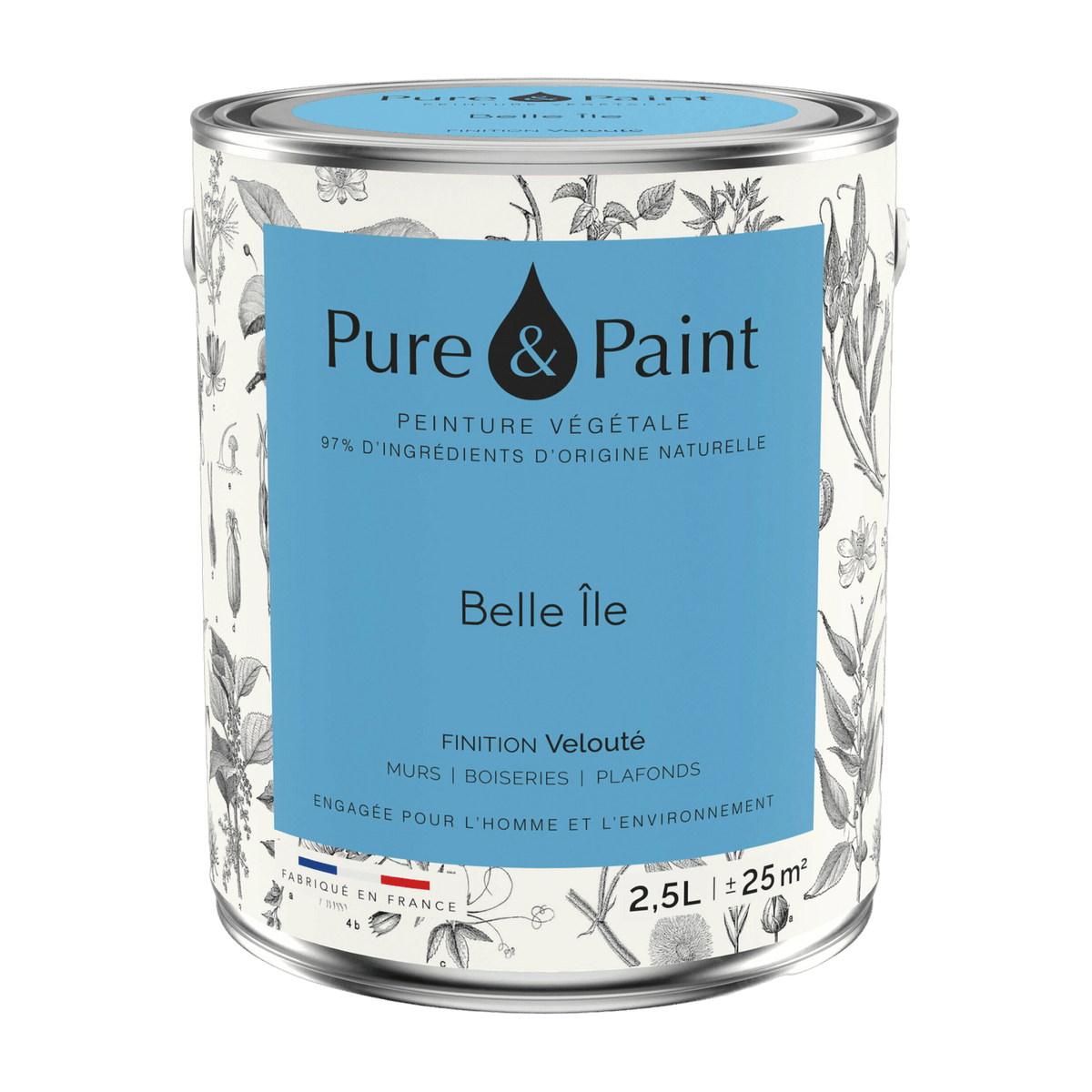Belle île velvet vegetable paint 2, 5L - Pure & Paint - The Cool Republic