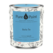 Peinture végétale velouté Belle île 2,5L - Pure & Paint - The Cool Republic