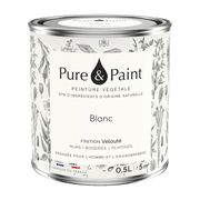 White velvet plant paint 0, 5L - Pure & Paint - The Cool Republic
