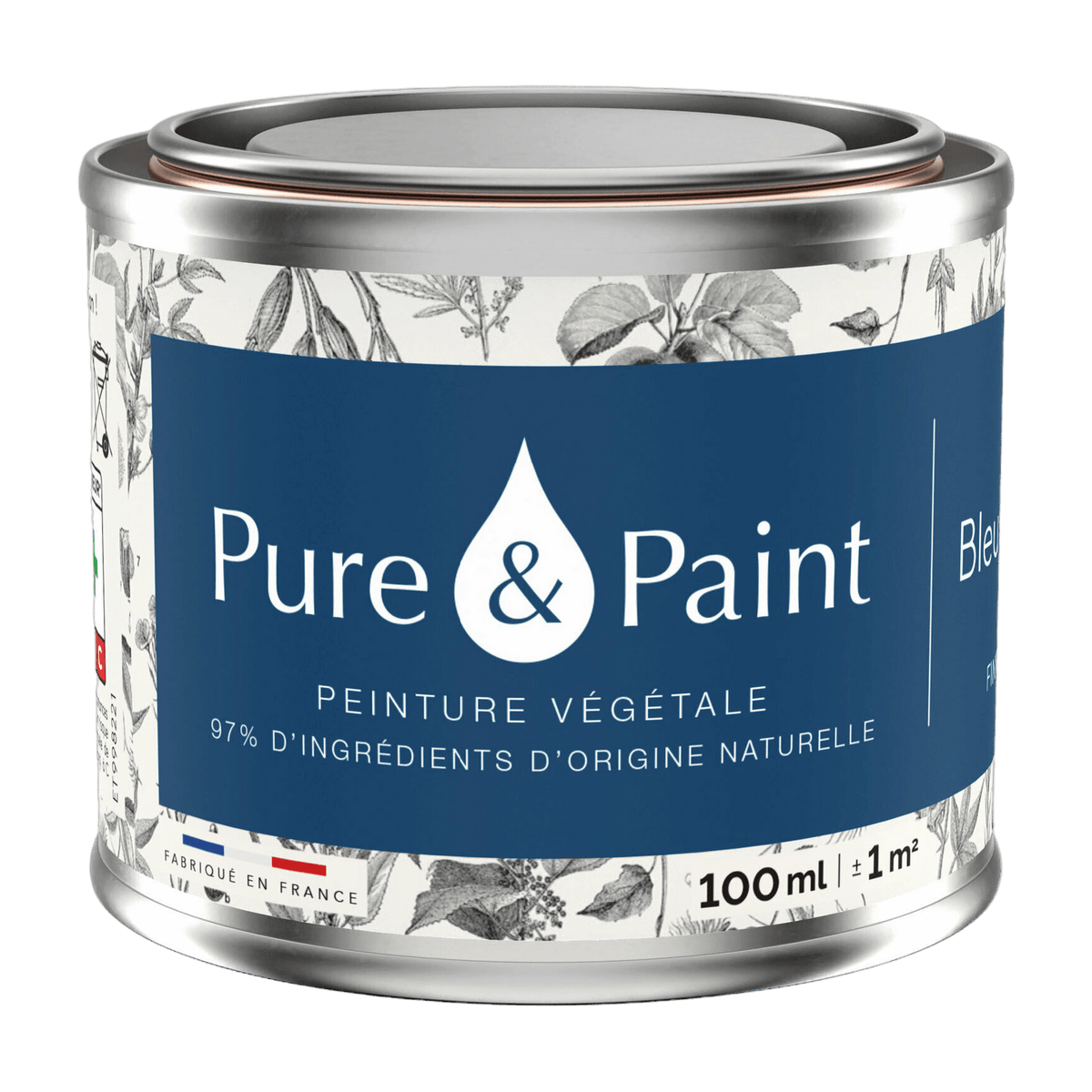 Bleu de Suède velvet vegetable paint 100ML - Pure & Paint - The Cool Republic