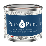 Peinture végétale velouté Bleu de Suède 100ML - Pure & Paint - The Cool Republic