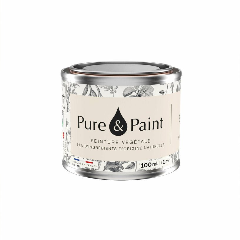Peinture végétale velouté Bouleau 100ML - Pure & Paint - The Cool Republic