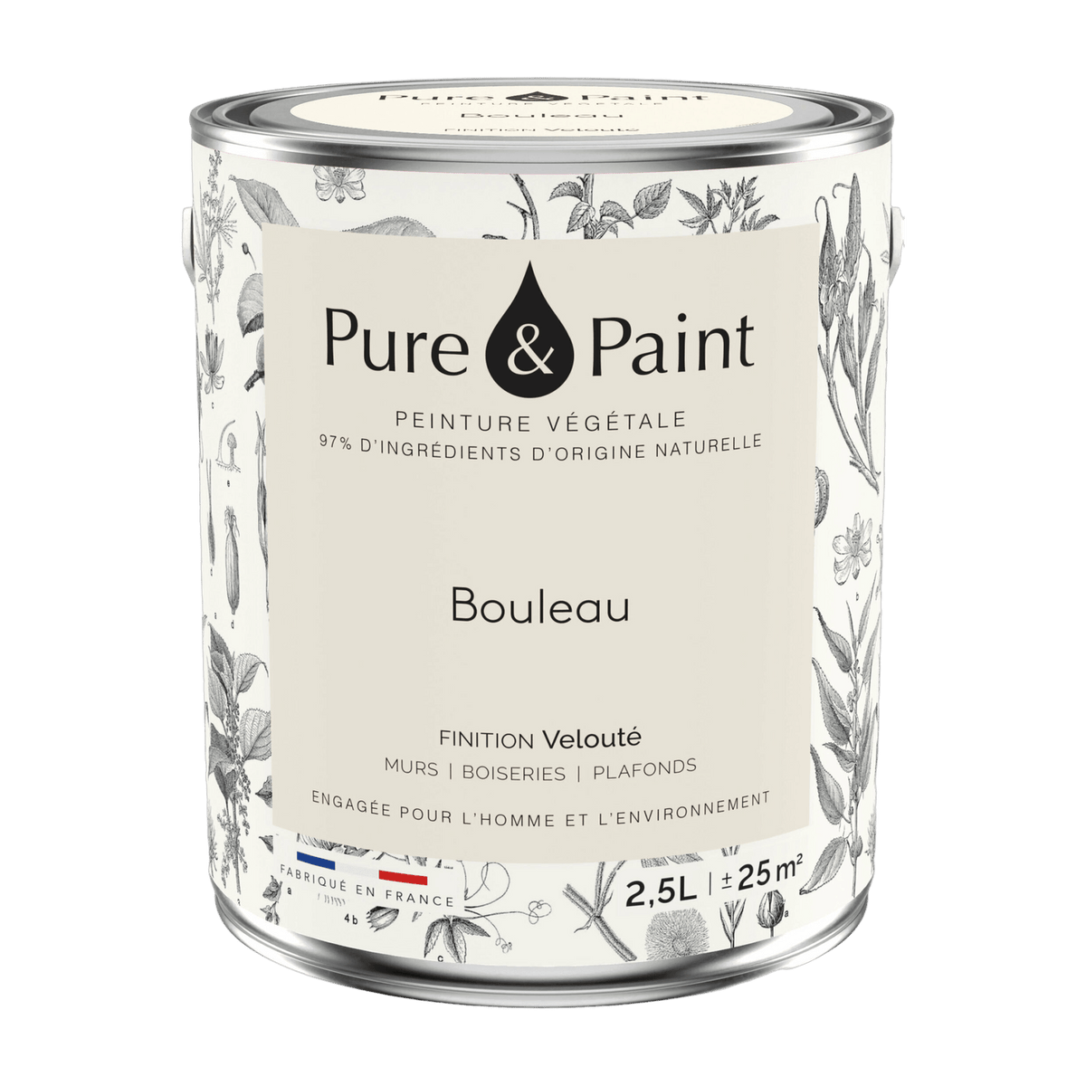 Velvety Birch Vegetable Paint 2, 5L - Pure & Paint - The Cool Republic