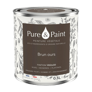 Bear Brown velvet vegetable paint 0, 5L - Pure & Paint - The Cool Republic