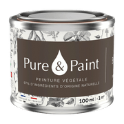 Peinture végétale velouté Brun ours 100ML - Pure & Paint - The Cool Republic