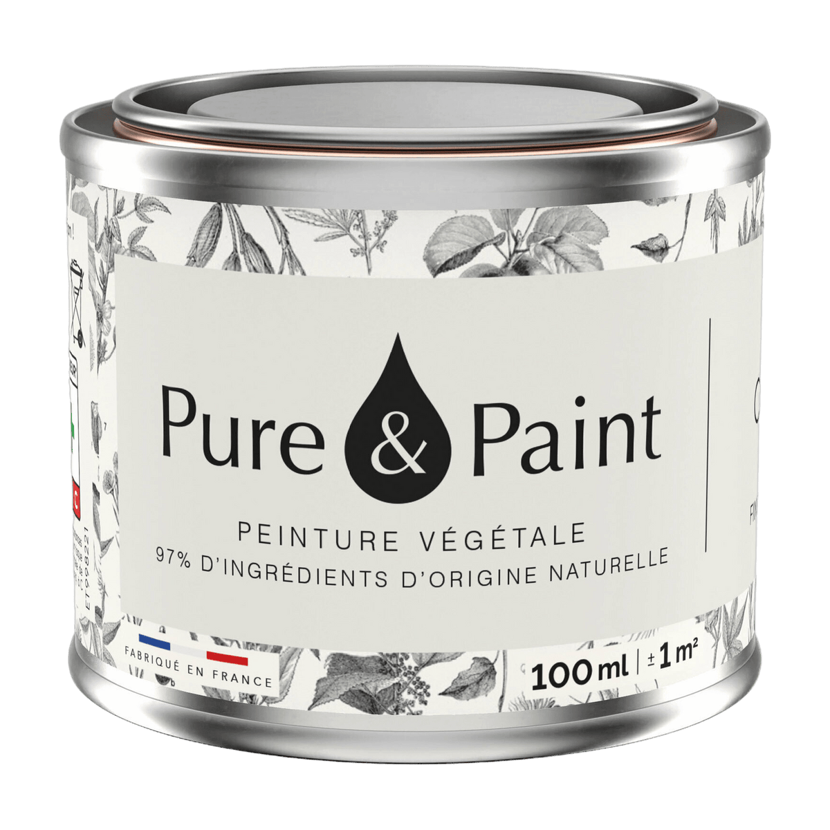 Vegetable paint velvety limestone 100ML - Pure & Paint - The Cool Republic