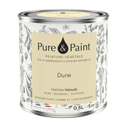 Peinture végétale velouté Dune 0,5L - Pure & Paint - The Cool Republic
