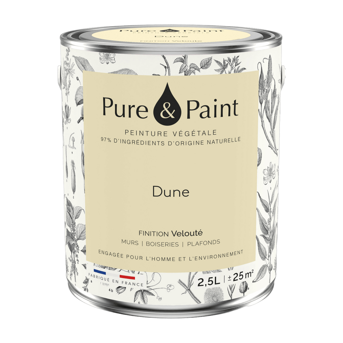 Velvet vegetable paint Dune 2, 5L - Pure & Paint - The Cool Republic