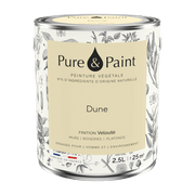 Peinture végétale velouté Dune 2,5L - Pure & Paint - The Cool Republic