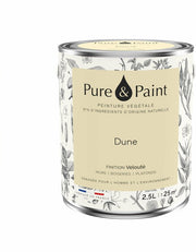 Peinture végétale velouté Dune 2,5L - Pure & Paint - The Cool Republic