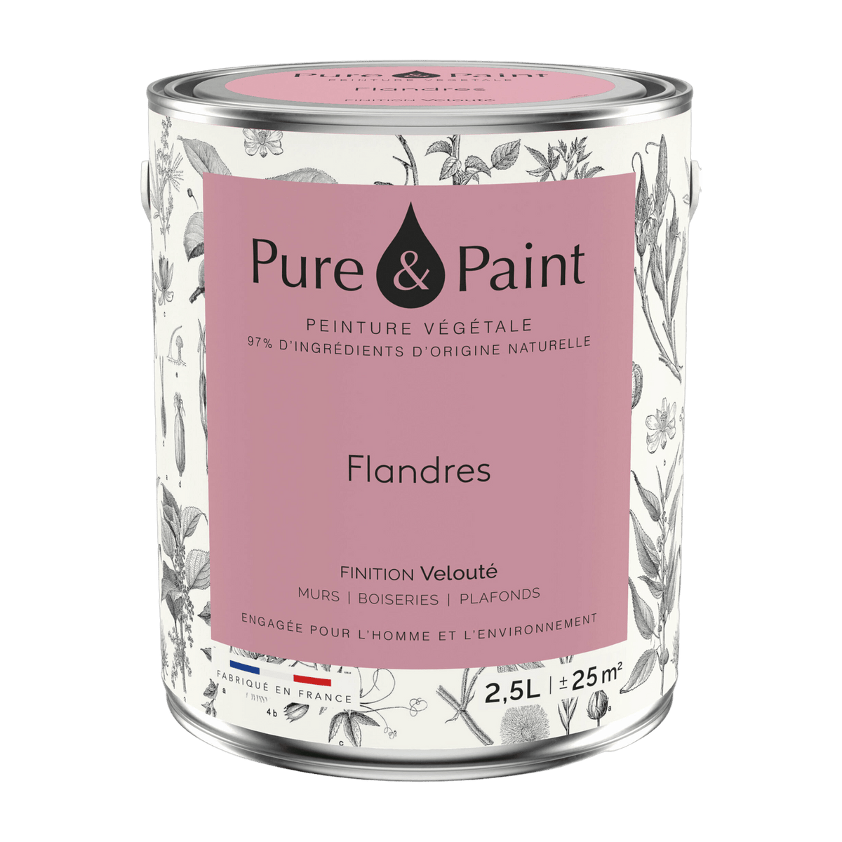Velvet vegetable paint Flanders 2, 5L - Pure & Paint - The Cool Republic