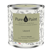 Peinture végétale velouté Lézard 0,5L - Pure & Paint - The Cool Republic