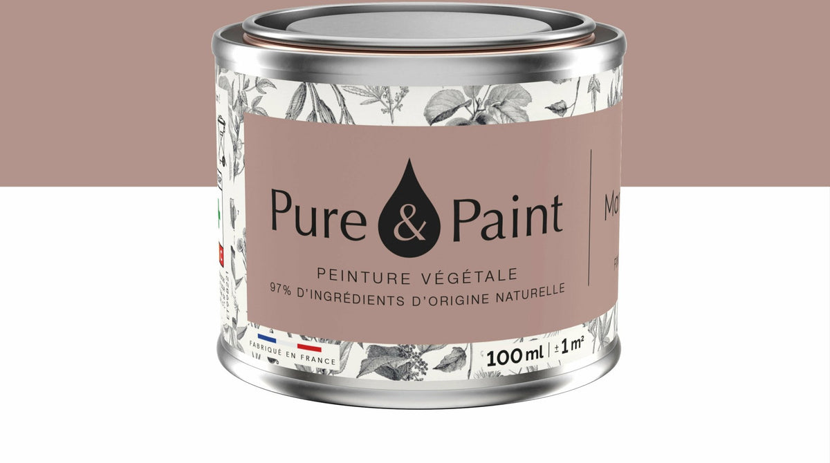 Velvet brown vegetable paint 100ML - Pure & Paint - The Cool Republic