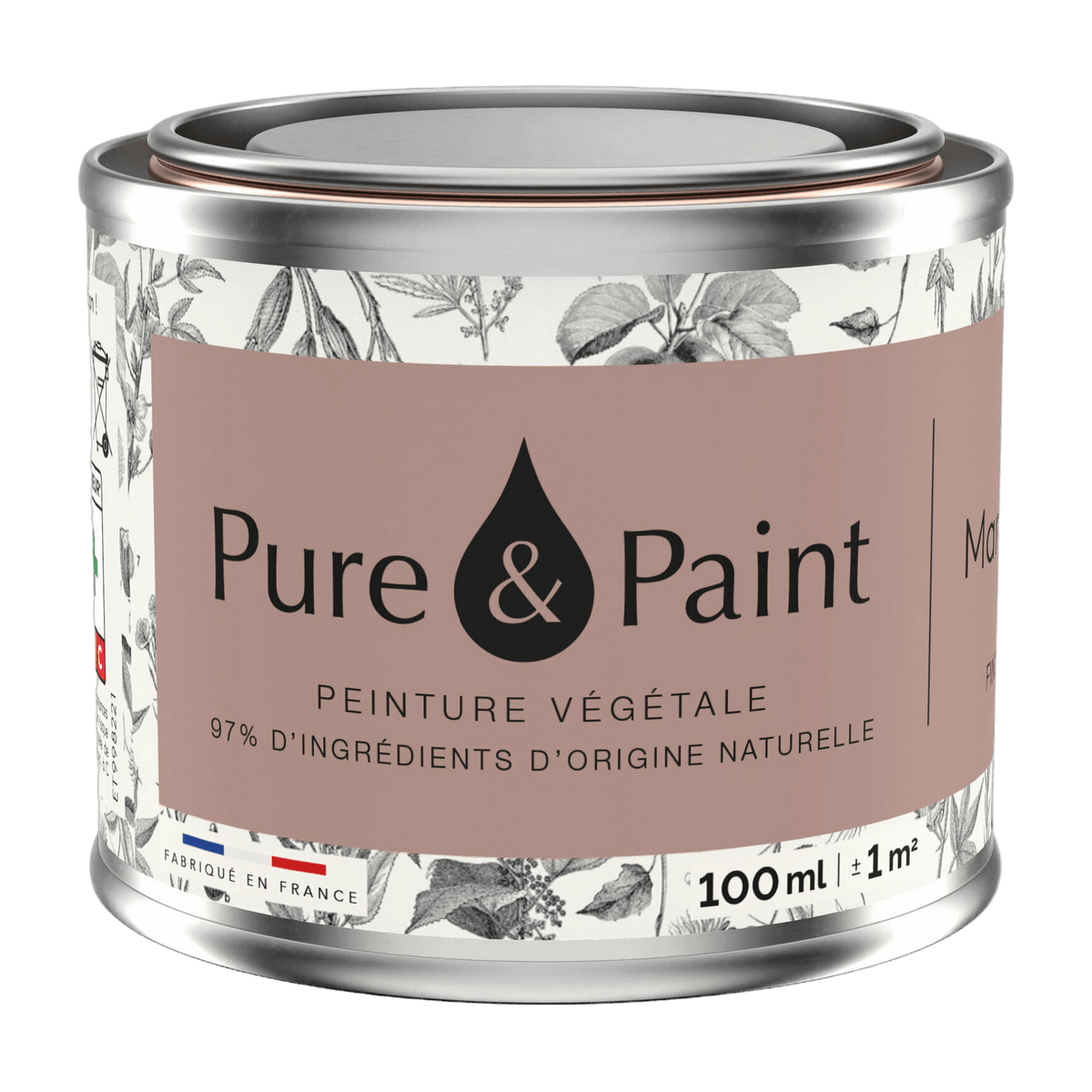 Velvet brown vegetable paint 100ML - Pure & Paint - The Cool Republic