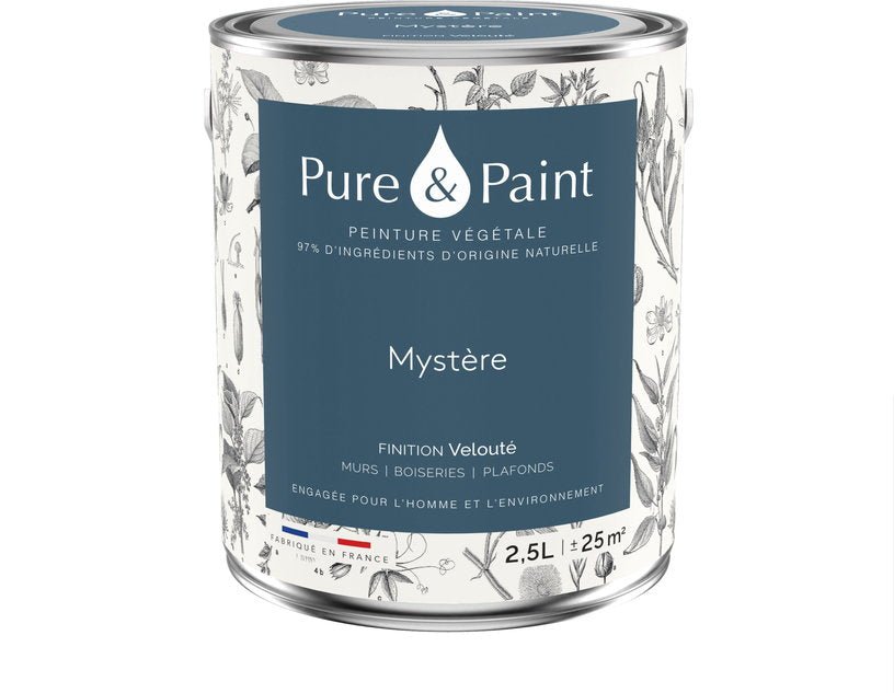 Peinture végétale velouté Mystère 2,5L - Pure & Paint - The Cool Republic