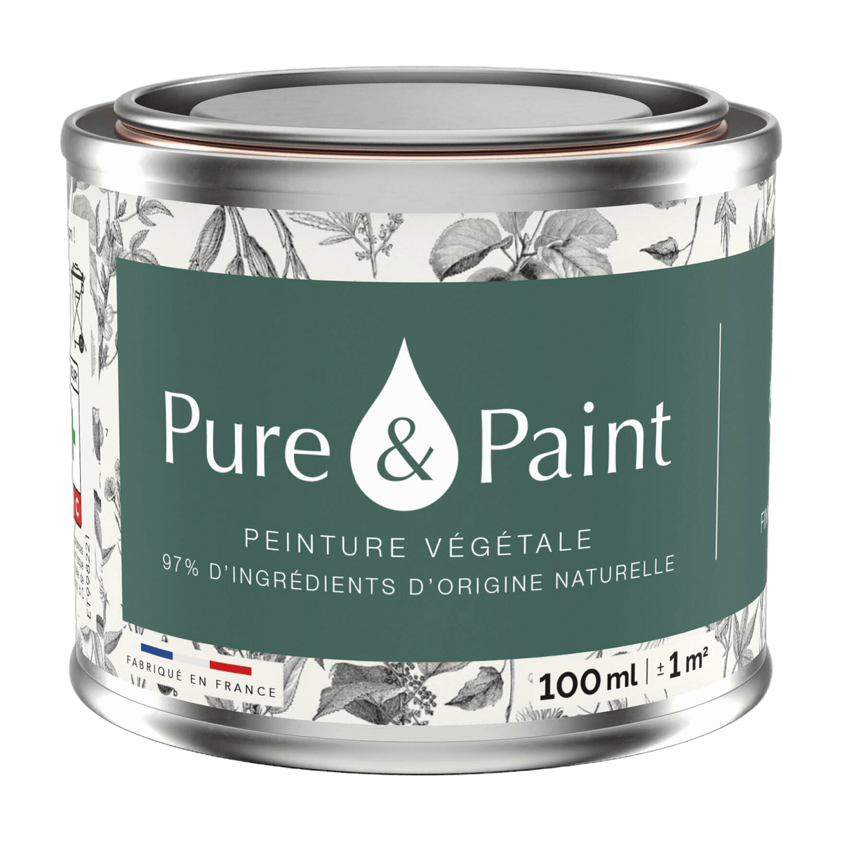 Vegetable paint Olive velvet 100ML - Pure & Paint - The Cool Republic