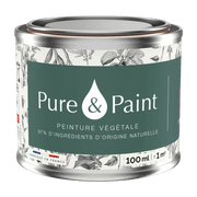 Peinture végétale velouté Olivier 100ML - Pure & Paint - The Cool Republic