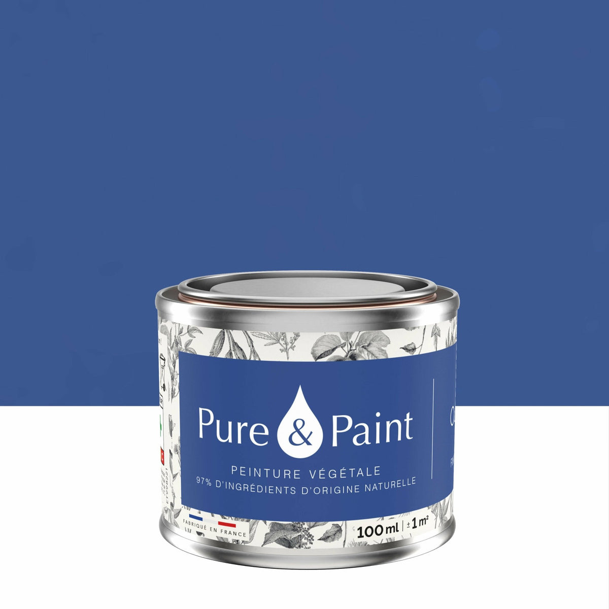Peinture végétale velouté Outremer 100ML - Pure & Paint - The Cool Republic