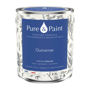 Peinture végétale velouté Outremer 2,5L - Pure & Paint - The Cool Republic