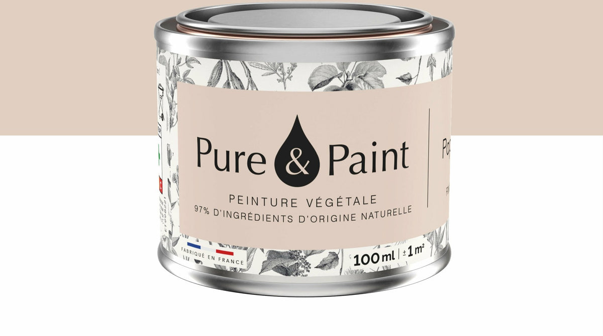 Peinture végétale velouté Papier kraft 100ML - Pure & Paint - The Cool Republic