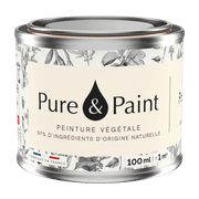 Peinture végétale velouté Parchemin 100ML - Pure & Paint - The Cool Republic