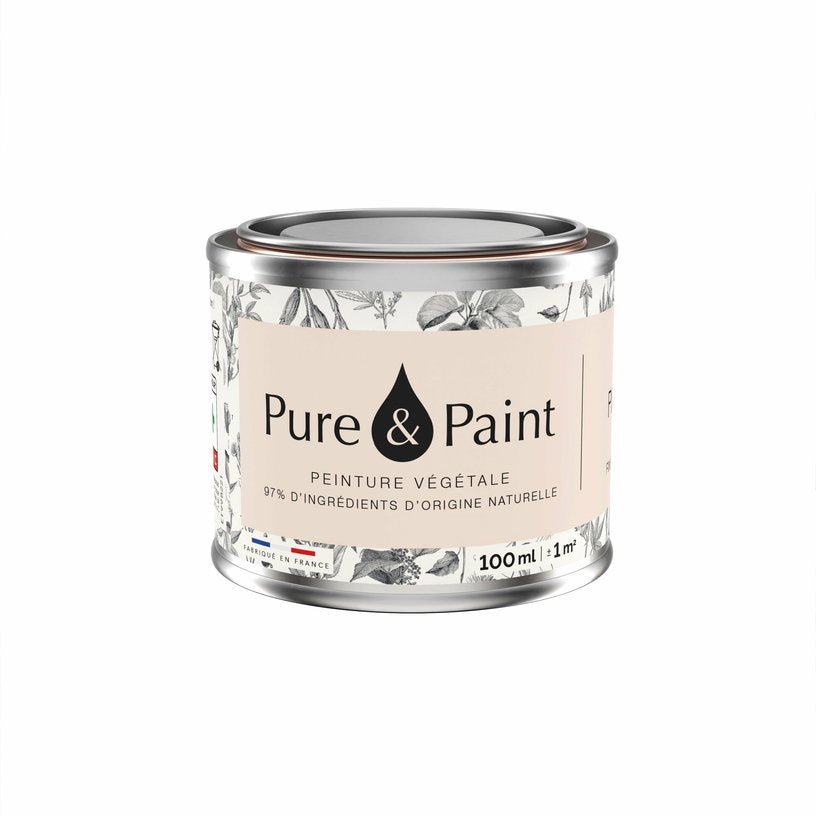 Peinture végétale velouté Plumetis 100ML - Pure & Paint - The Cool Republic