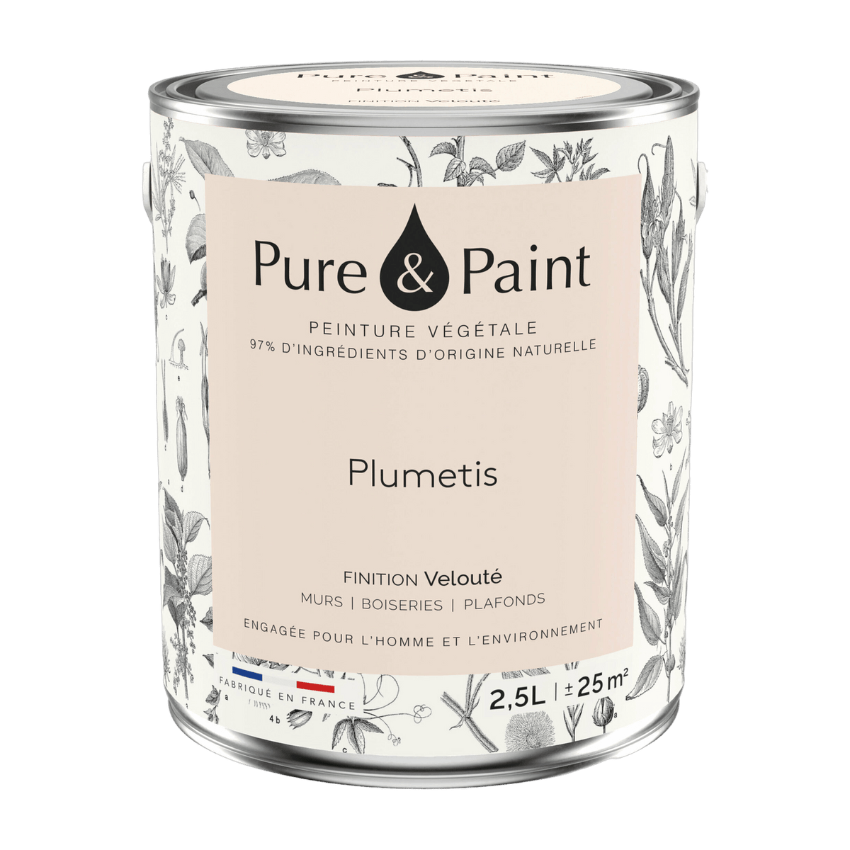 Plumetis velvet paint 2, 5L - Pure & Paint - The Cool Republic