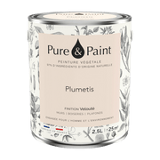 Peinture végétale velouté Plumetis 2,5L - Pure & Paint - The Cool Republic