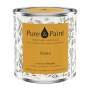 Peinture végétale velouté Pollen 0,5L - Pure & Paint - The Cool Republic