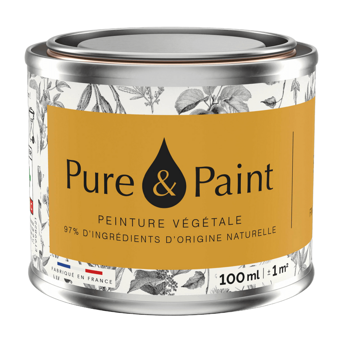 Vegetable velvet paint Pollen 100ML - Pure & Paint - The Cool Republic