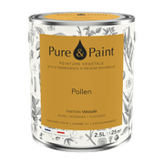 Peinture végétale velouté Pollen 2,5L - Pure & Paint - The Cool Republic