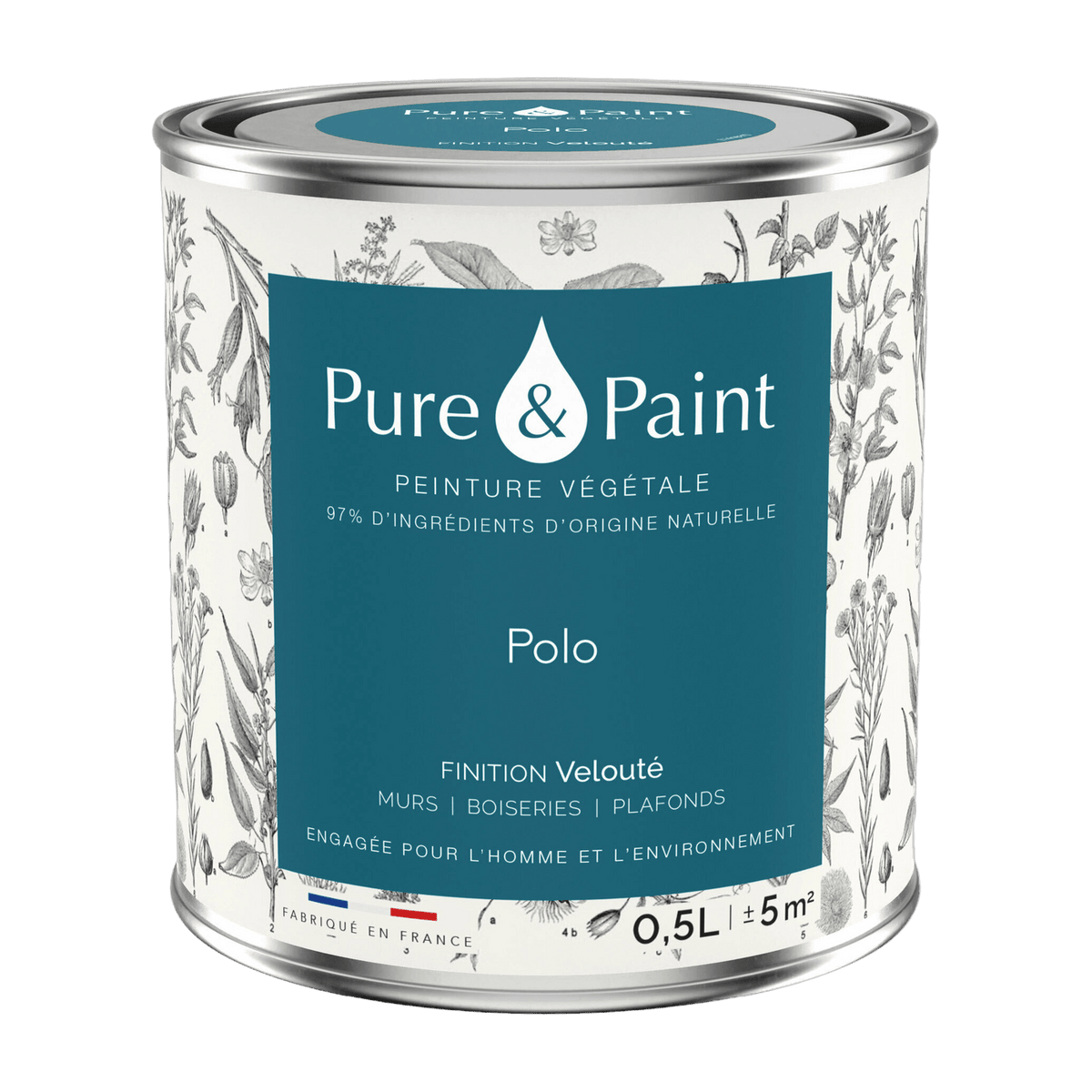 Velvet Plant Paint Polo 0, 5L - Pure & Paint - The Cool Republic