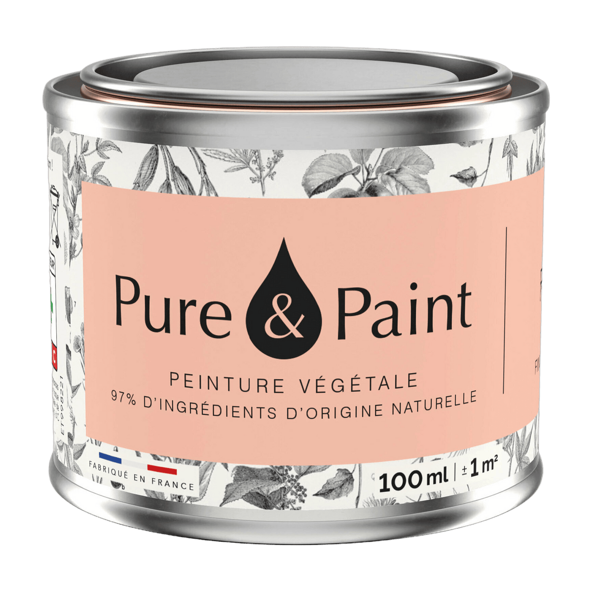 Velvety vegetable paint Roséus 100ML - Pure & Paint - The Cool Republic