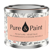 Peinture végétale velouté Roséus 100ML - Pure & Paint - The Cool Republic