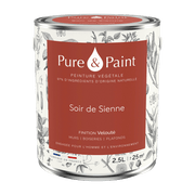 Peinture végétale velouté Soir de Sienne 2,5L - Pure & Paint - The Cool Republic