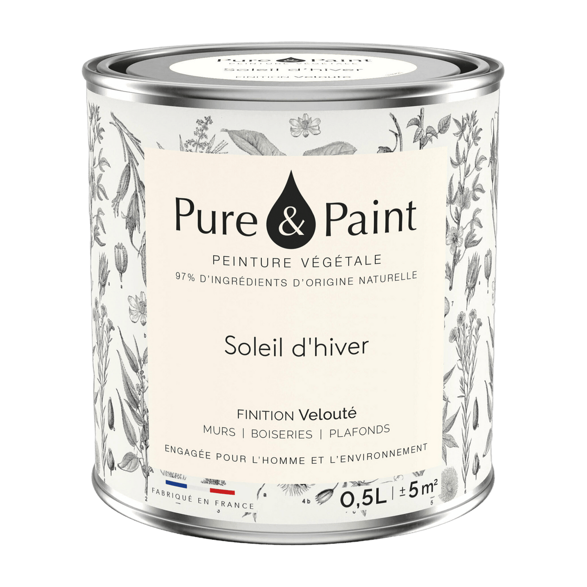 Winter Sunshine Velvet Plant Paint 0. 5L Pure & Paint - The Cool Republic